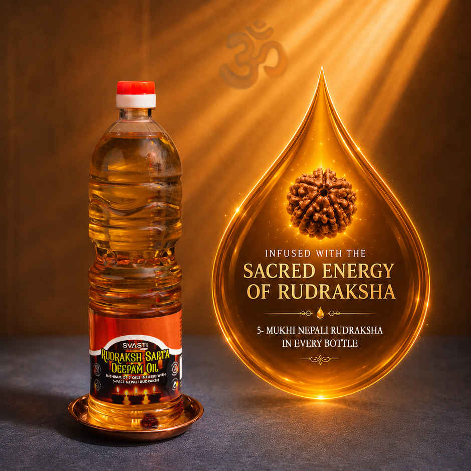 Svasti Sapta Deepam Rudraksh Oil | 900 ml