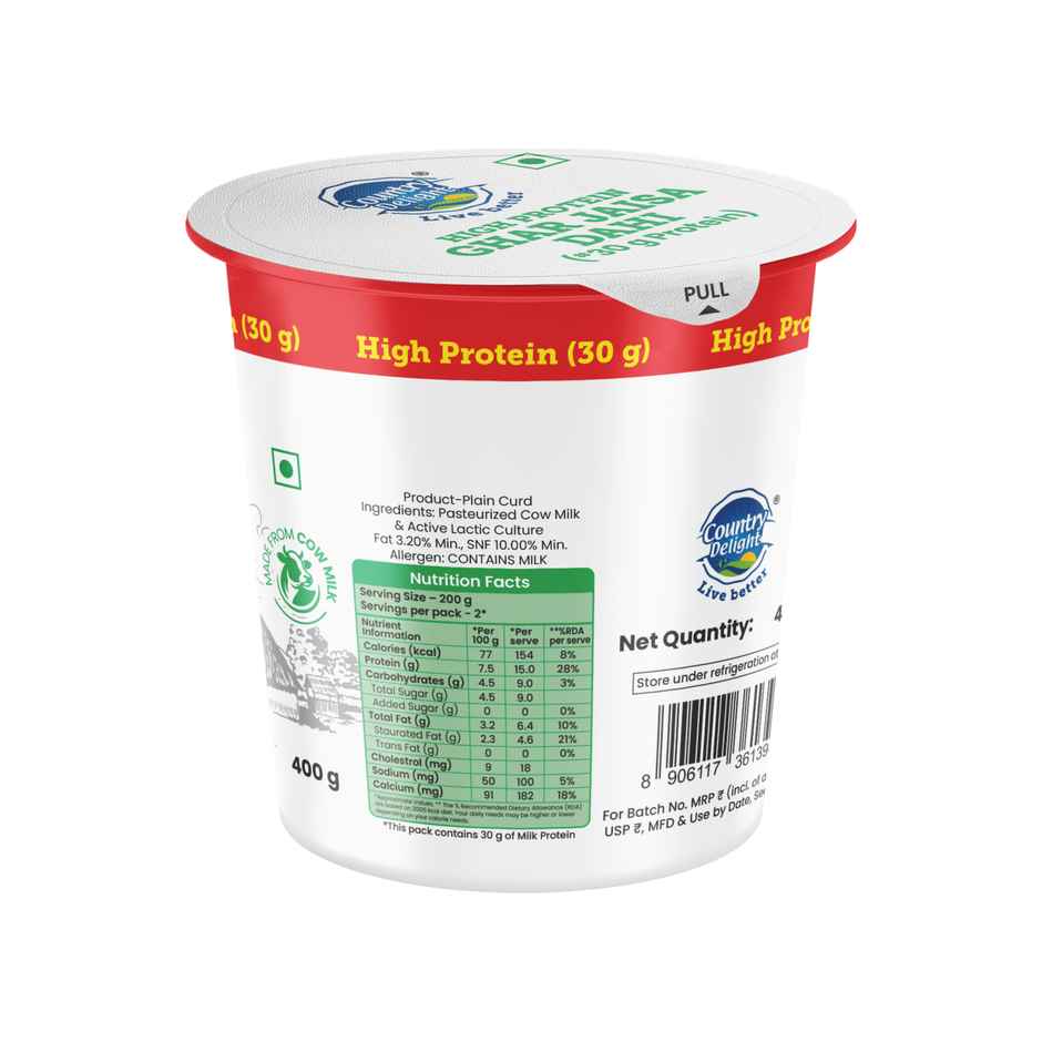 Country Delight 30g Protein Ghar Jaisa Dahi