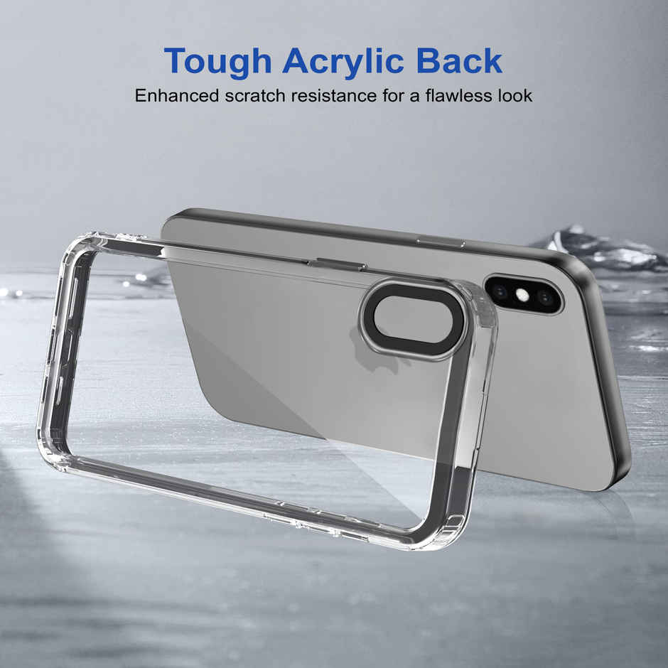 Zapcase Back Cover for Apple iPhonex| Space-Black