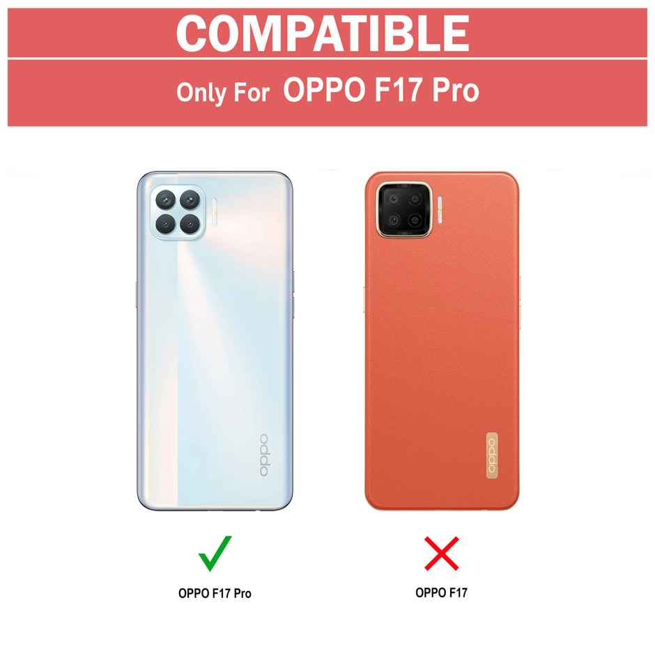 Zapcase Back Cover for OPPO F17 Pro | Matte-Black