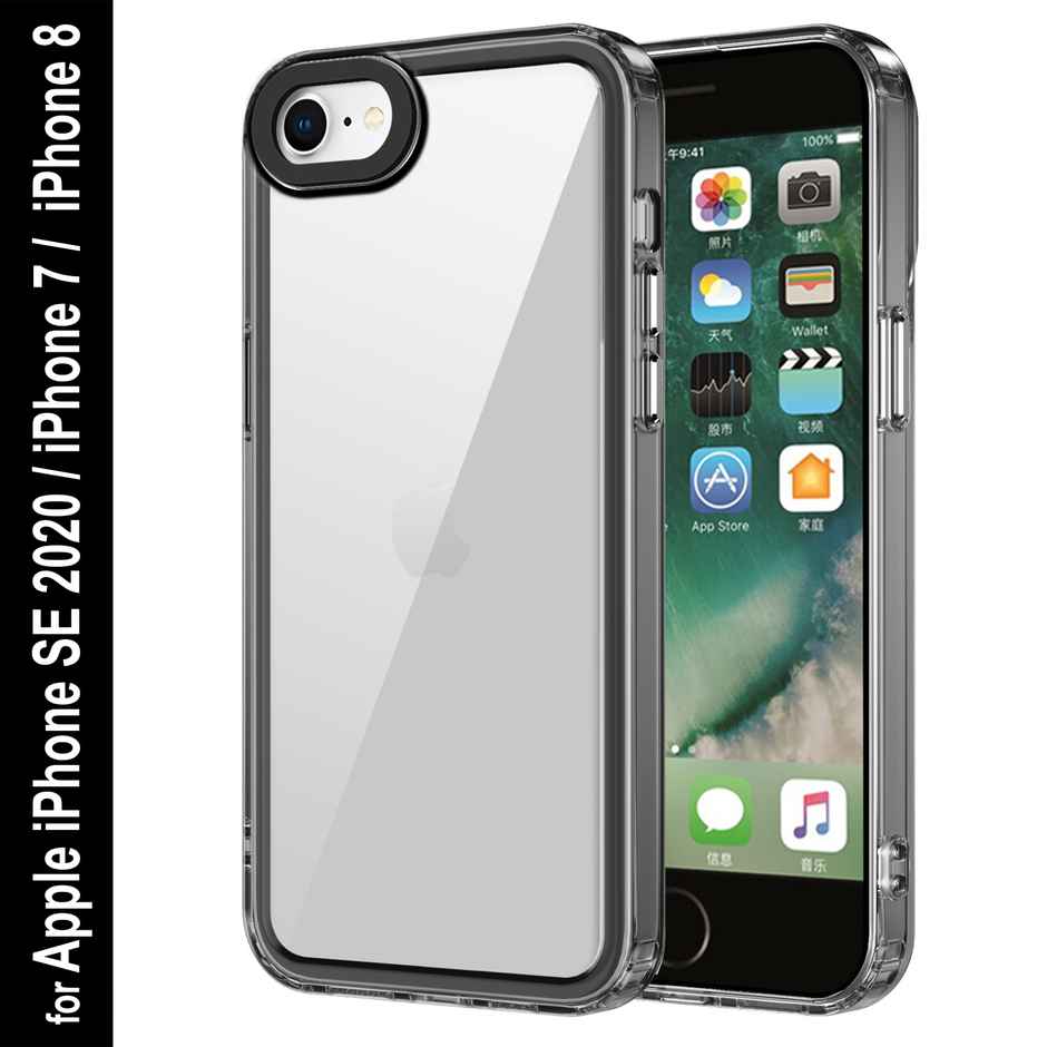 Zapcase Back Cover for iPhone SE 2020 | Space-Black