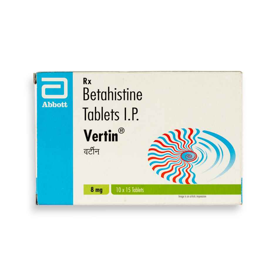 Vertin 8mg Tablet