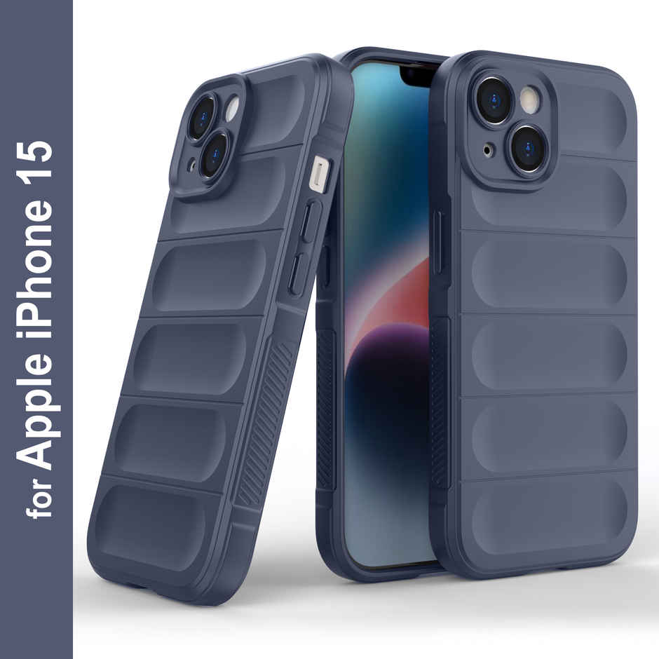 Zapcase Back Cover for Apple iPhone 15 | Magic-Sapphire