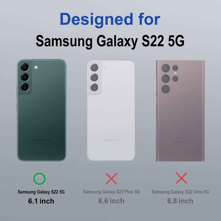 Zapcase Back Cover for Samsung Galaxy S22 5G | MagSafe-Black