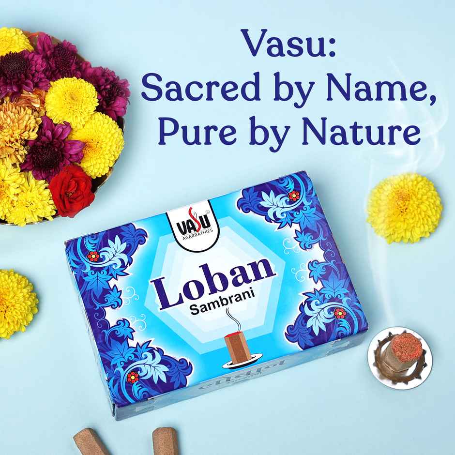 Cycle Pure Vasu Loban Stem Sambrani | 70 N Box Combo