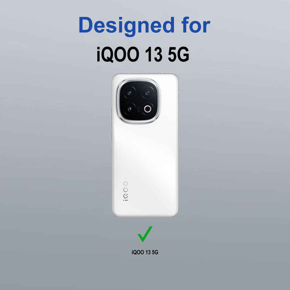 Zapcase Back Cover for iQOO 13 5G | Space-Clear