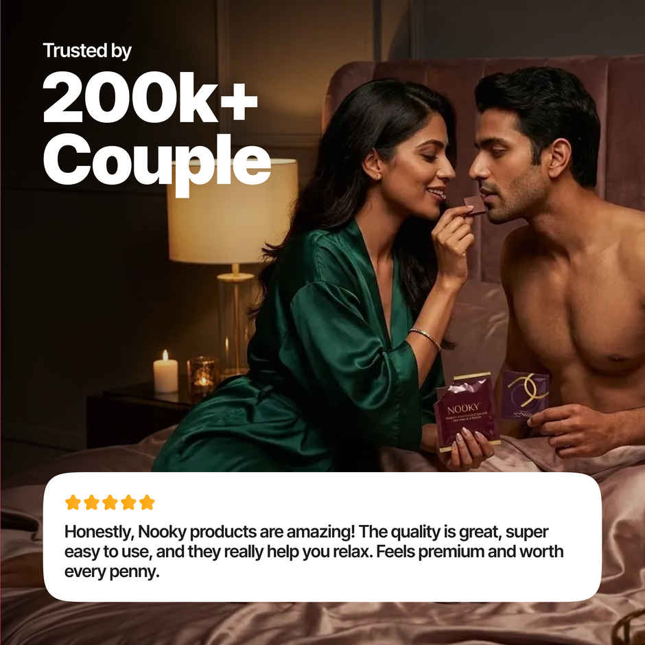 Nooky Connect 3 in 1 Condom Intimacy Kit Condoms Chocolates Scratch Cards Couple Gift