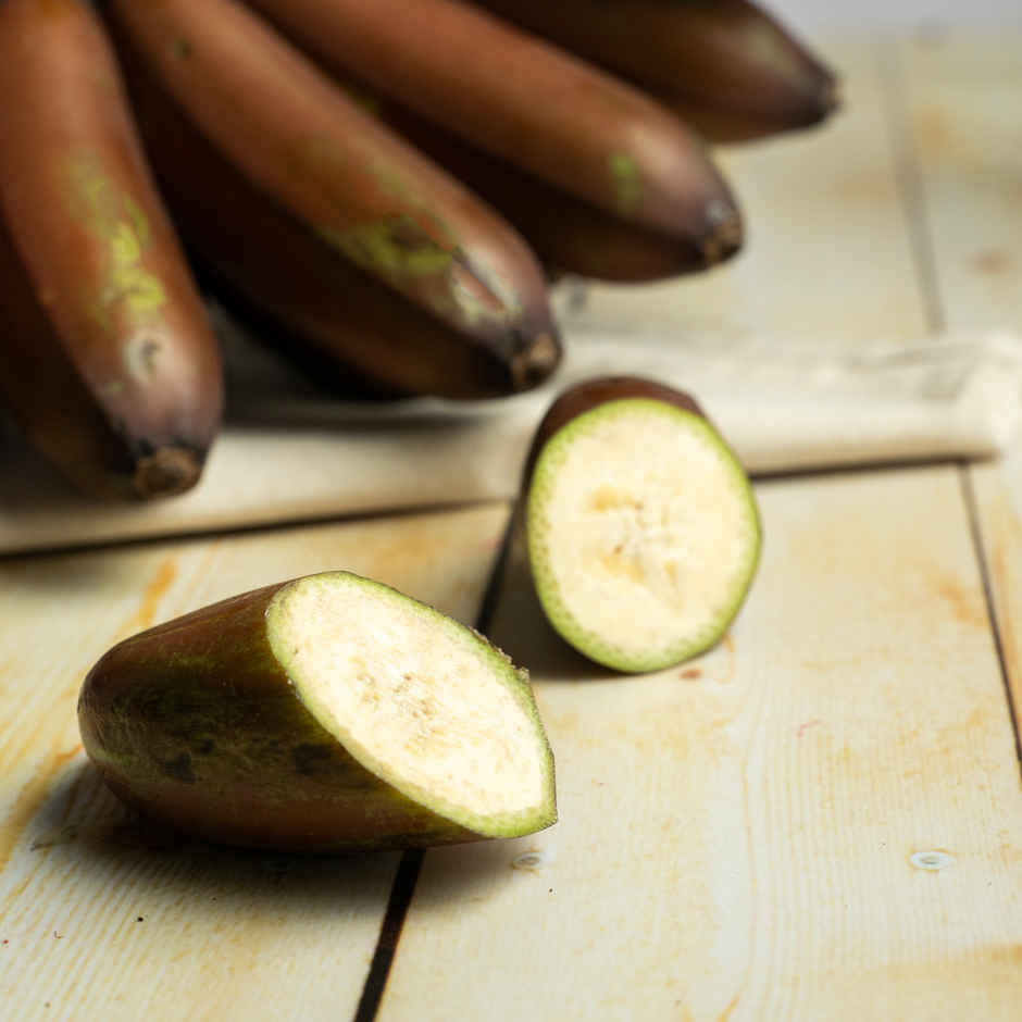 Banana Red Semi Ripe