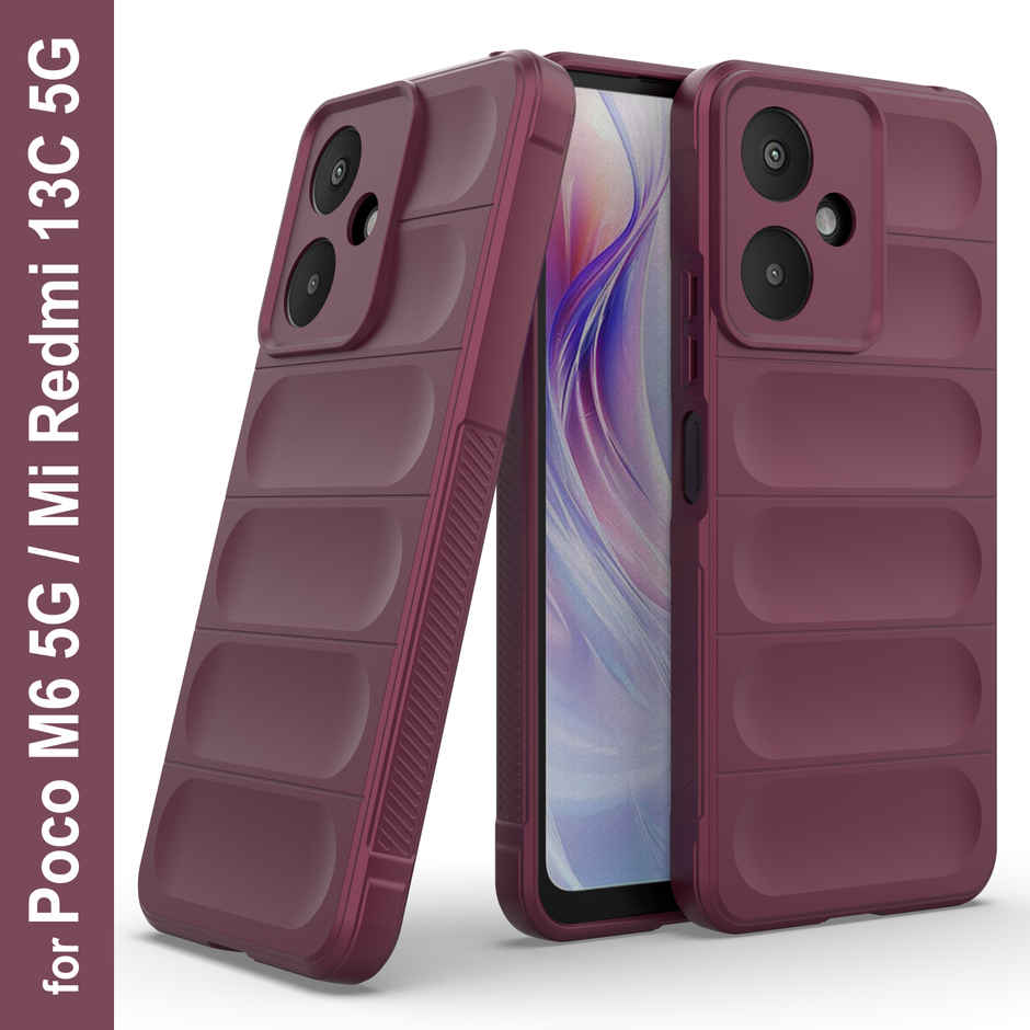 Zapcase Back Cover for Poco M6 5G | Magic-Plum