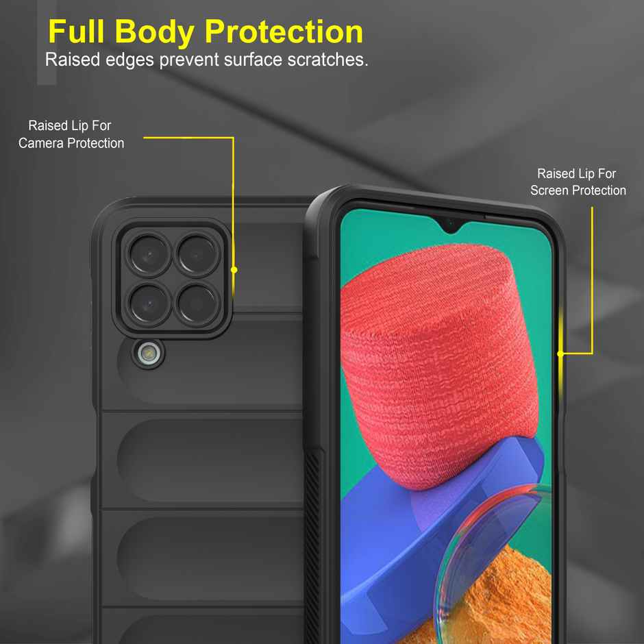 Zapcase Back Cover for Samsung Galaxy M33 5G | Magic-Black