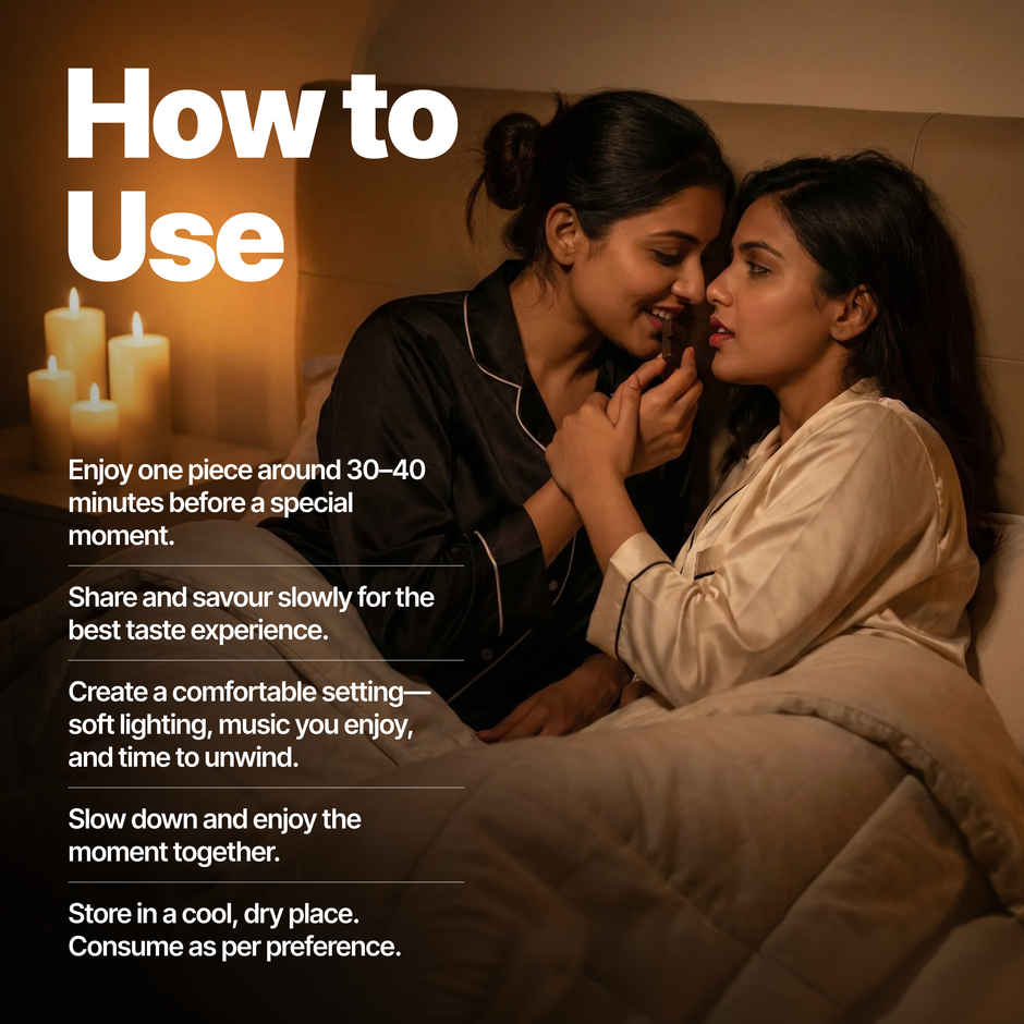 Nooky LGBTQ Chocolate 2 in 1 Aphrodisiac Intimacy Chocolate Romantic Couple Treat