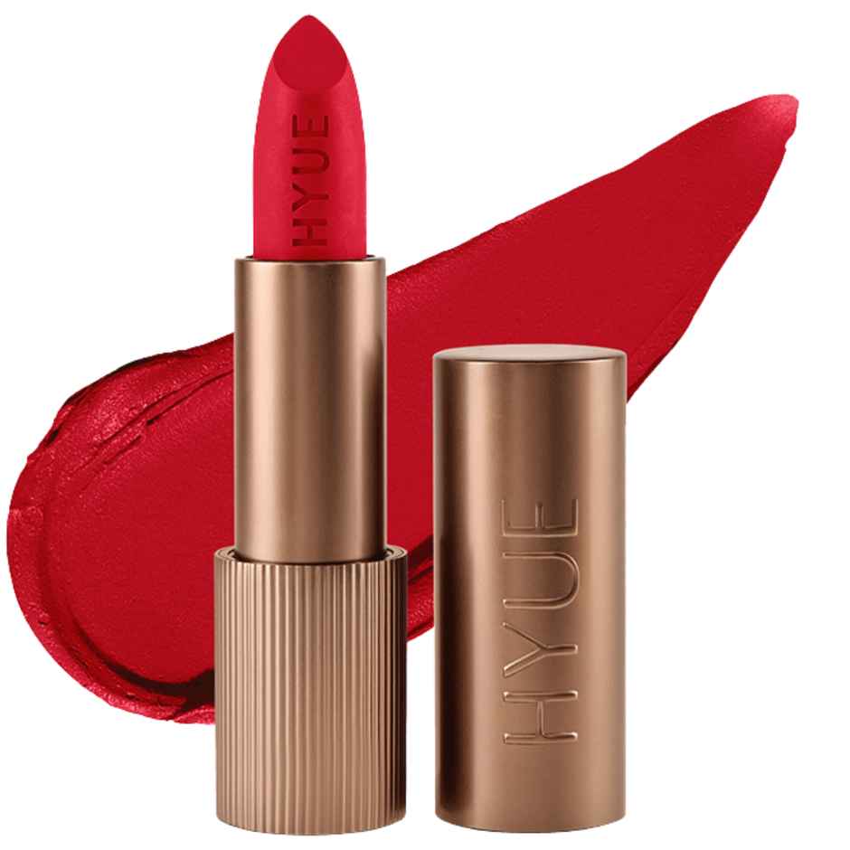 HYUE VelvetteKiss Featherlight Powder Matte Lipstick 01 | Red Hot Riot