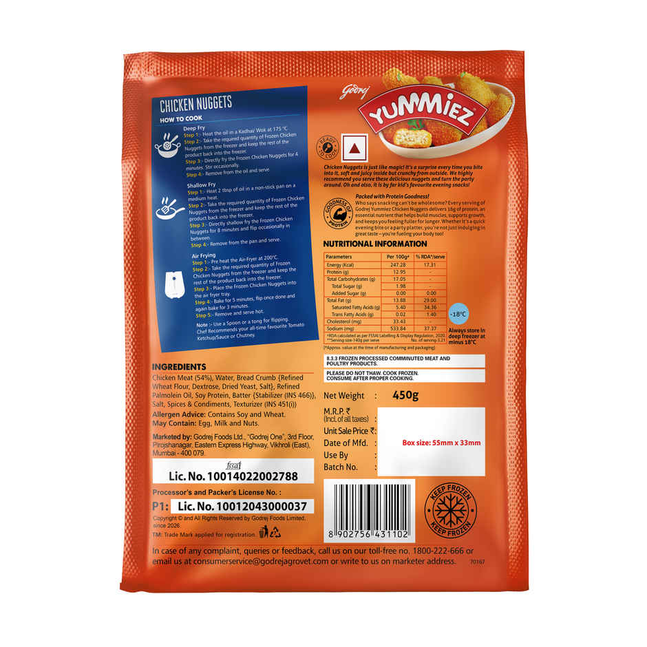 Godrej Yummiez Chicken Nuggets Combo 