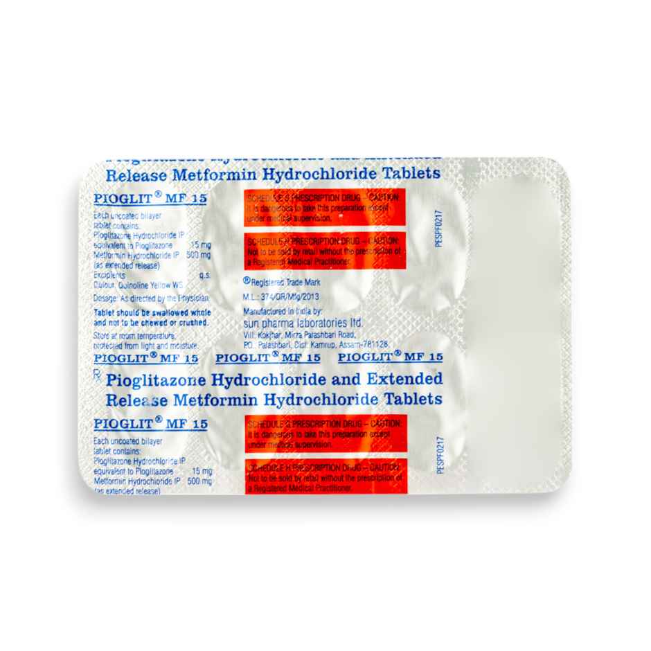 Pioglit MF 15 Tablet ER