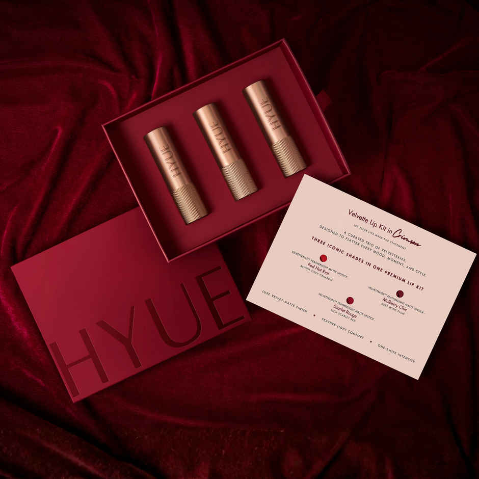 HYUE VelvetteKiss Gift Set in Crimson