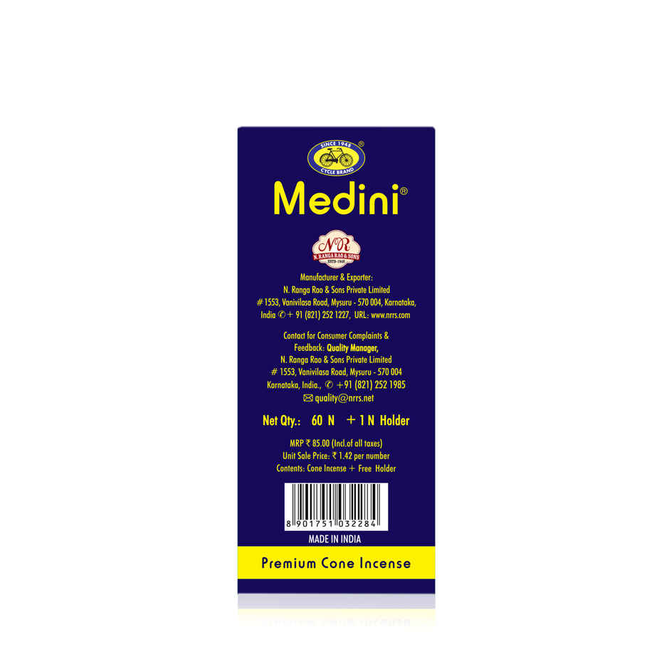 Medini 6 in 1 Dhoop Cones | From House of Cycle