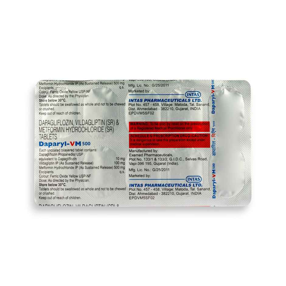 Daparyl-VM 500 Tablet