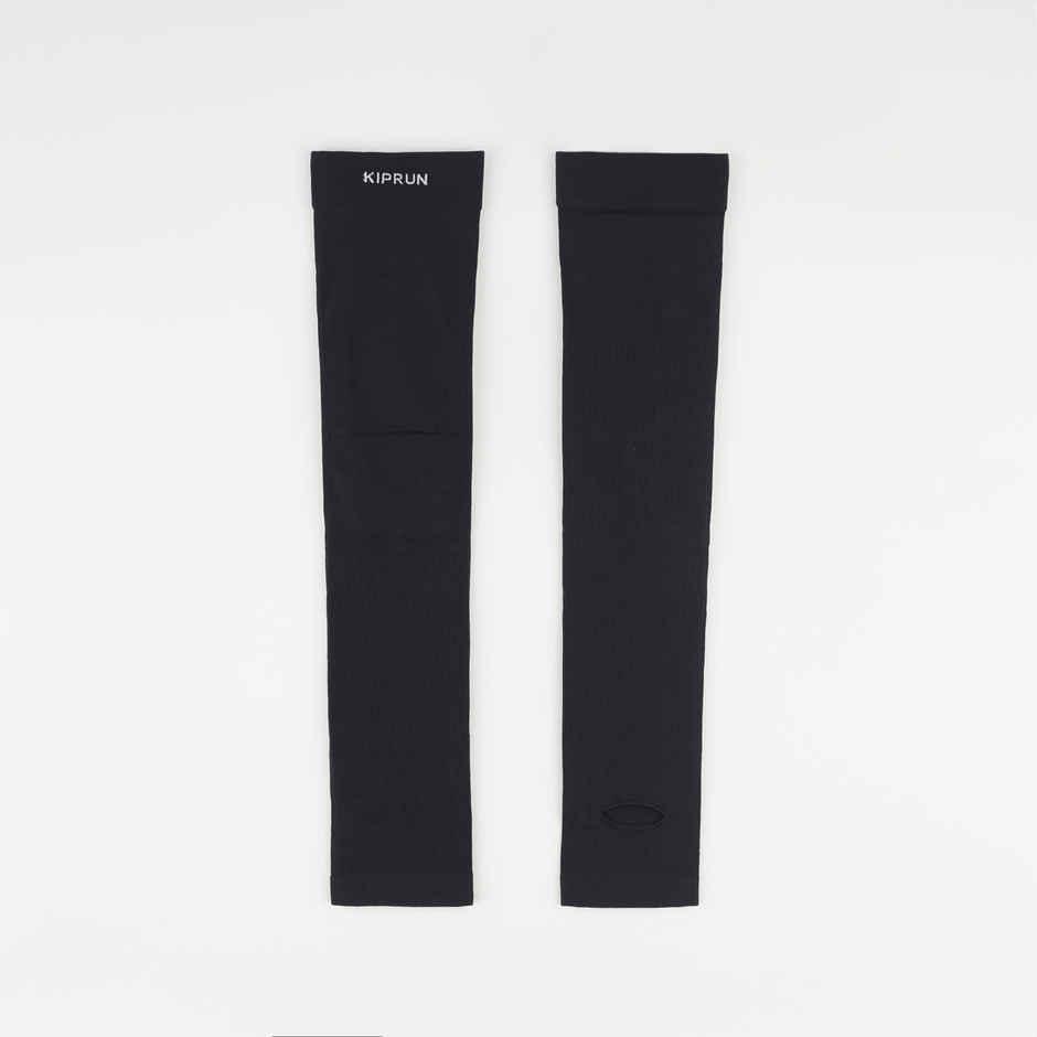 Decthlon | Kiprun UV Protected Arm & Hand Cover Sleeves | Black - XS/S/M