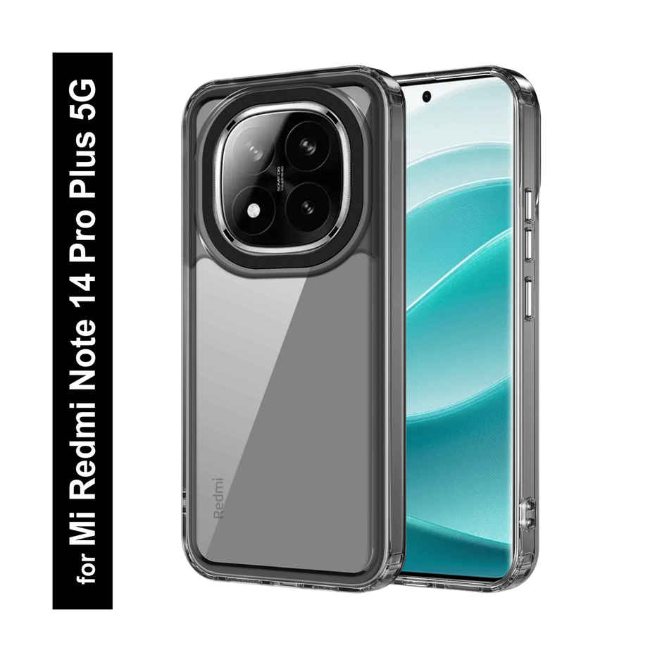 Zapcase Back Cover for Mi Redmi Note 14 Pro Plus 5G | Space-Black