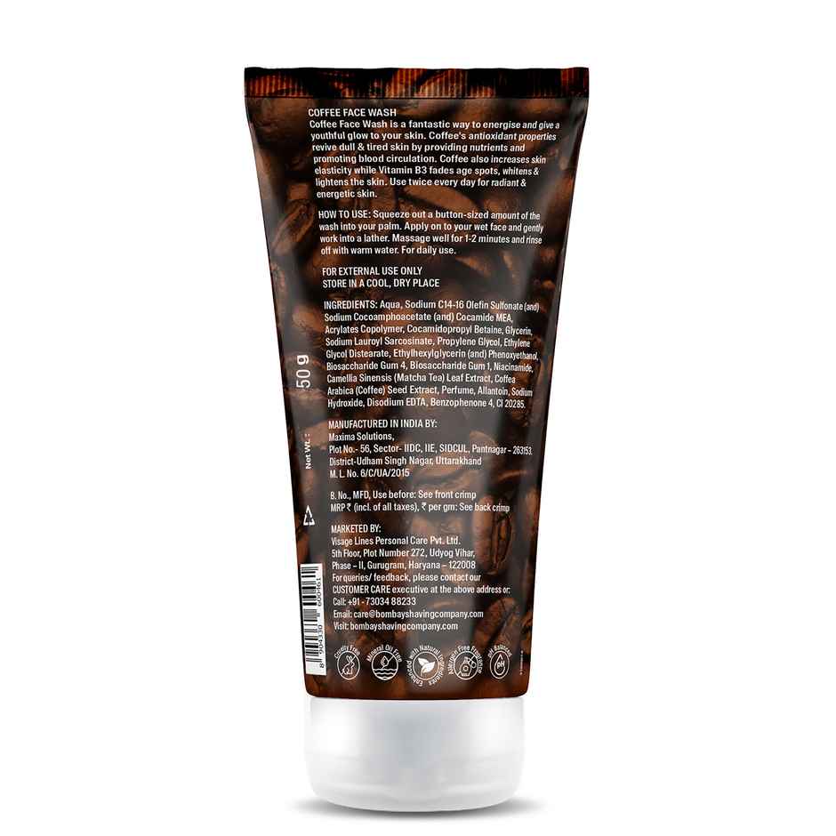 Bombay Shaving Company Coffee Face Wash