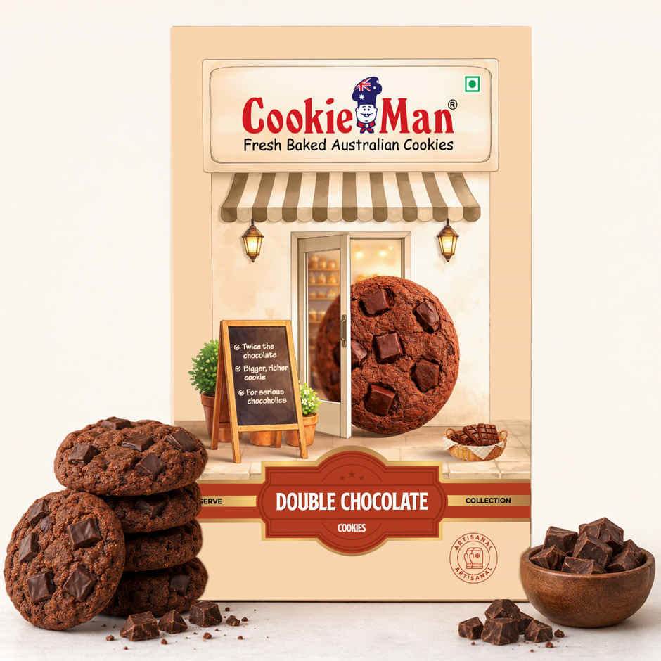 CookieMan Premium Double Chocolate Cookies Biscuits