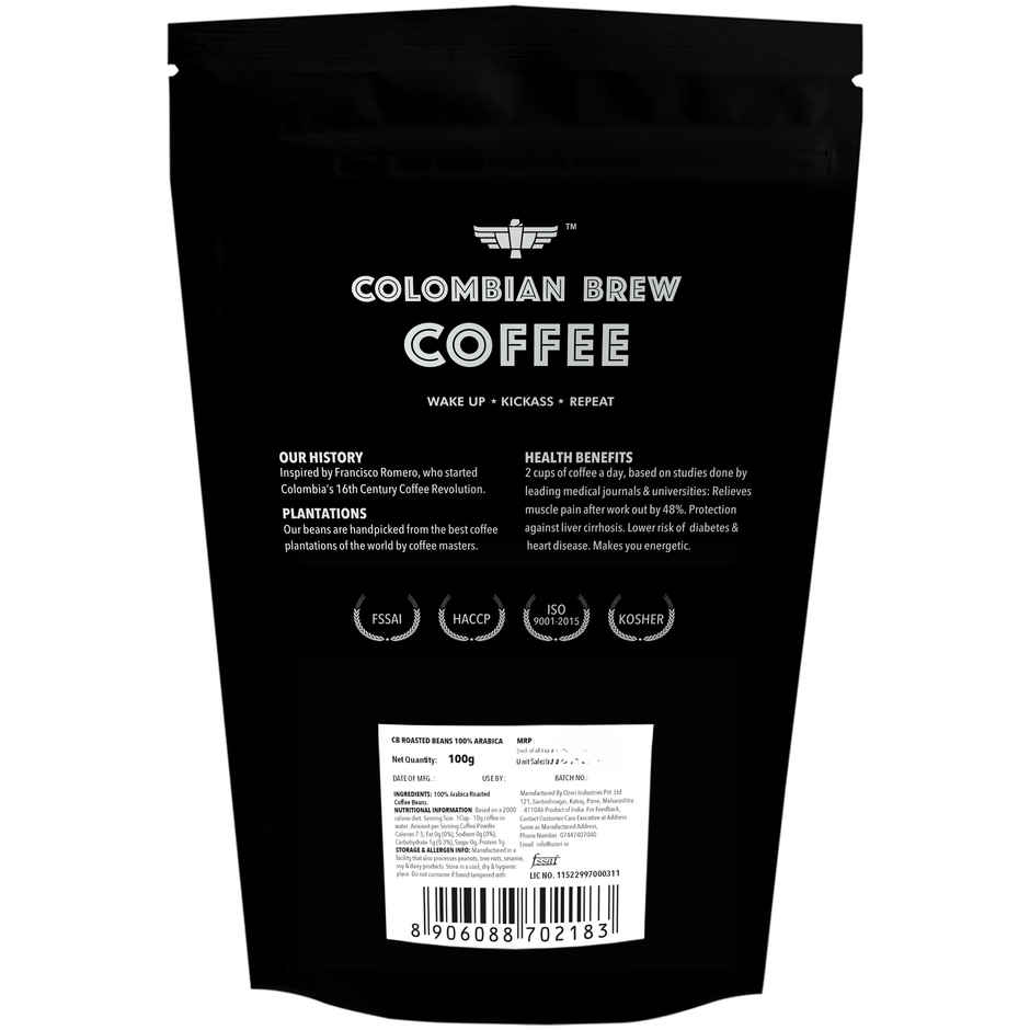 Colombian Brew Arabica Roasted Coffee Beans