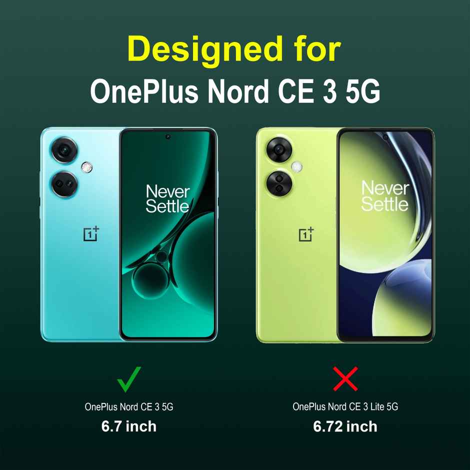 Zapcase Back Cover for OnePlus Nord CE 3 5G | Magic-DarkGreen
