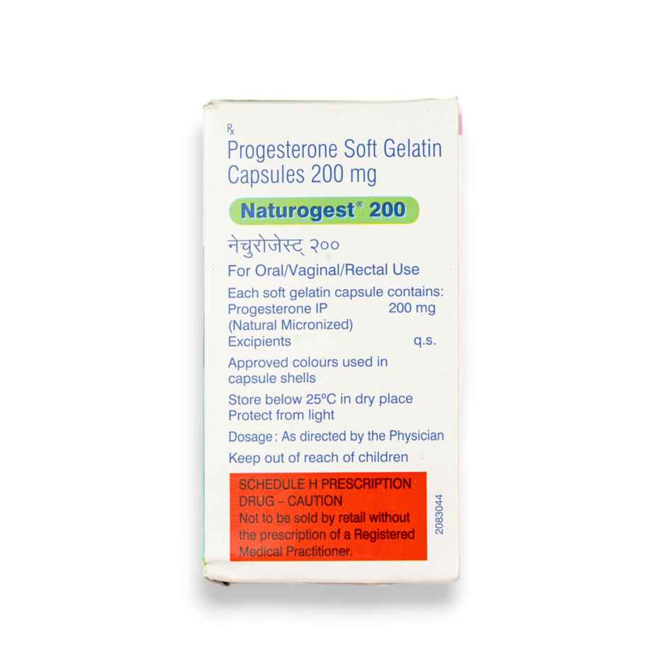 Naturogest 200 Soft Gelatin Capsule