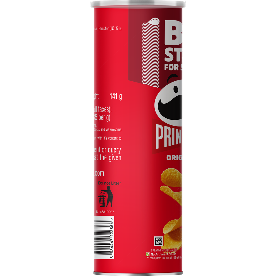 Pringles Potato Chips Original Flavour |Crispy Snack