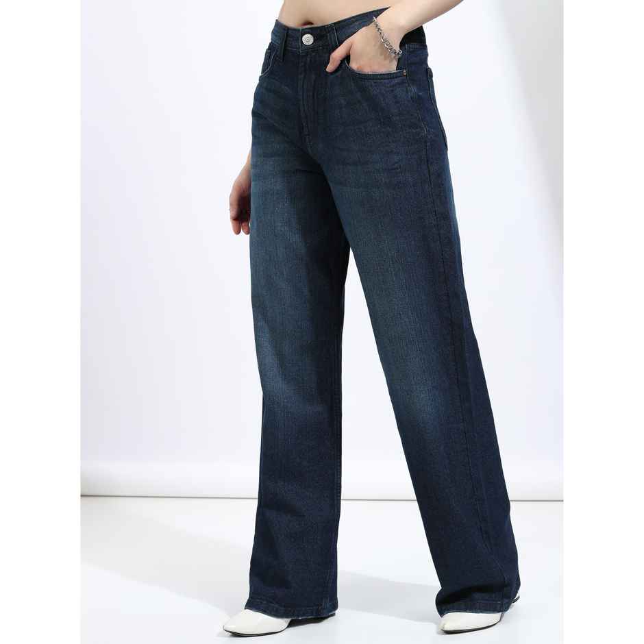 Tokyo Talkies Women's Straight Fit Jeans - 34