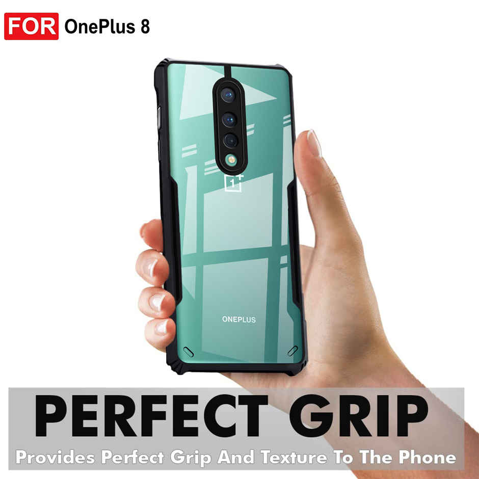 Zapcase Back Cover for OnePlus 8 | Matte-Black