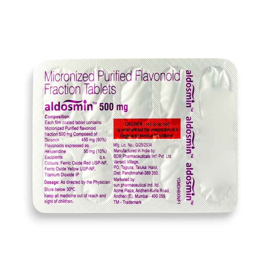 Aldosmin 500mg Tablet