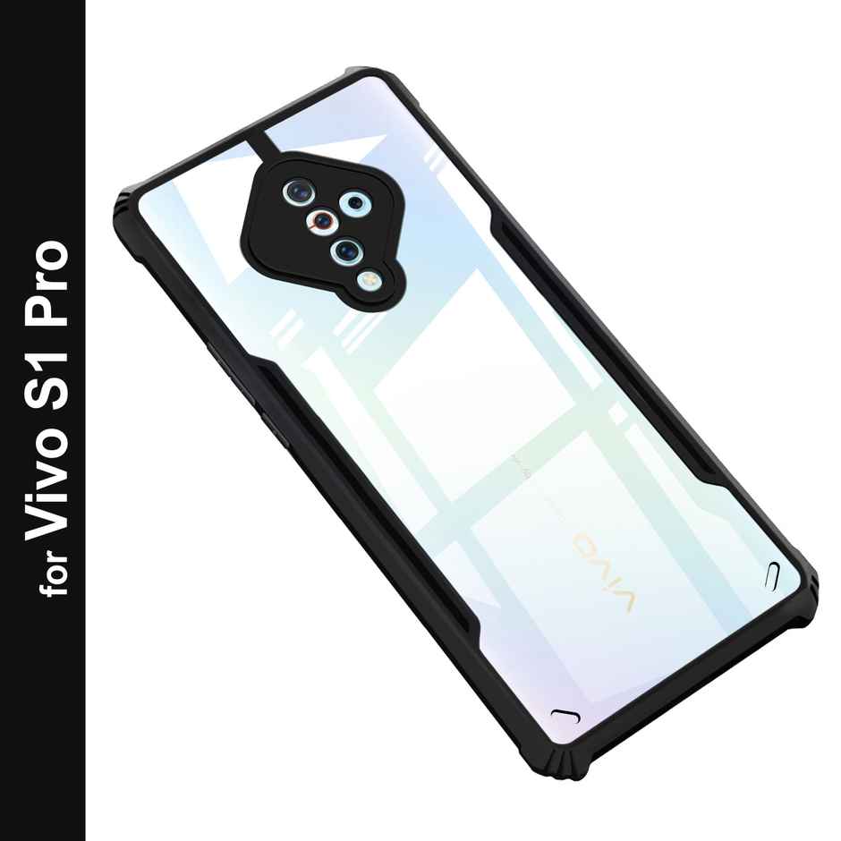 Zapcase Back Cover for Vivo S1 Pro | Matte-Black