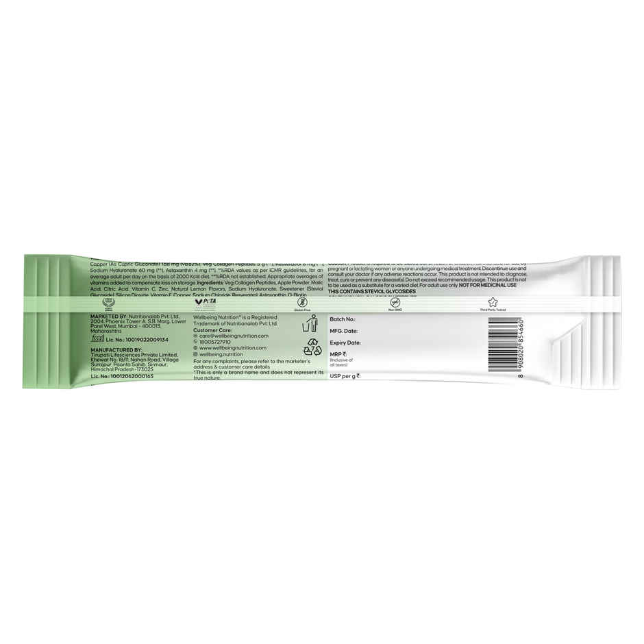 Wellbeing Nutrition Veg Collagen Pro - Lemon Lime