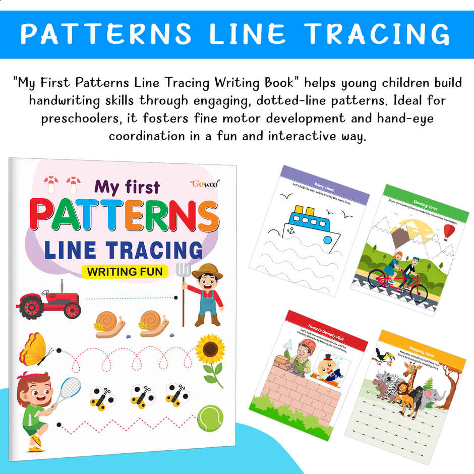 Buy My First Line Tracing Patterns Writing Fun | Early Learning Kids ...