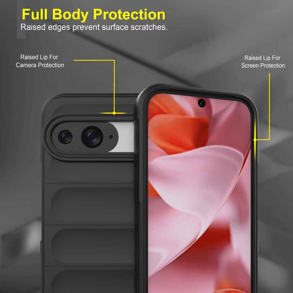 Zapcase Back Cover for Google Pixel 9 | Magic-Black