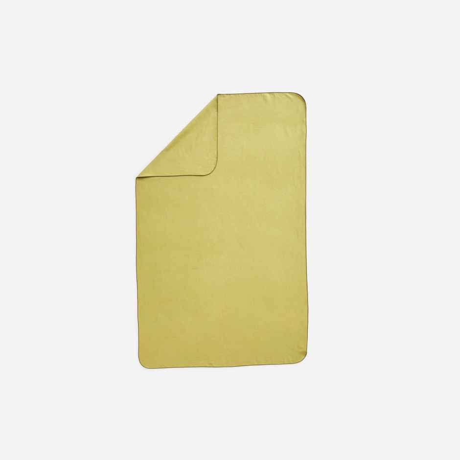 Decathlon Quick Dry Microfibre Towel | Yellow - L