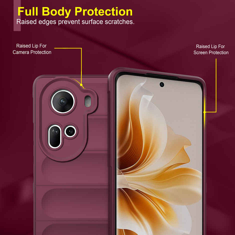 Zapcase Back Cover for OPPO Reno 11 5G | Magic-Plum