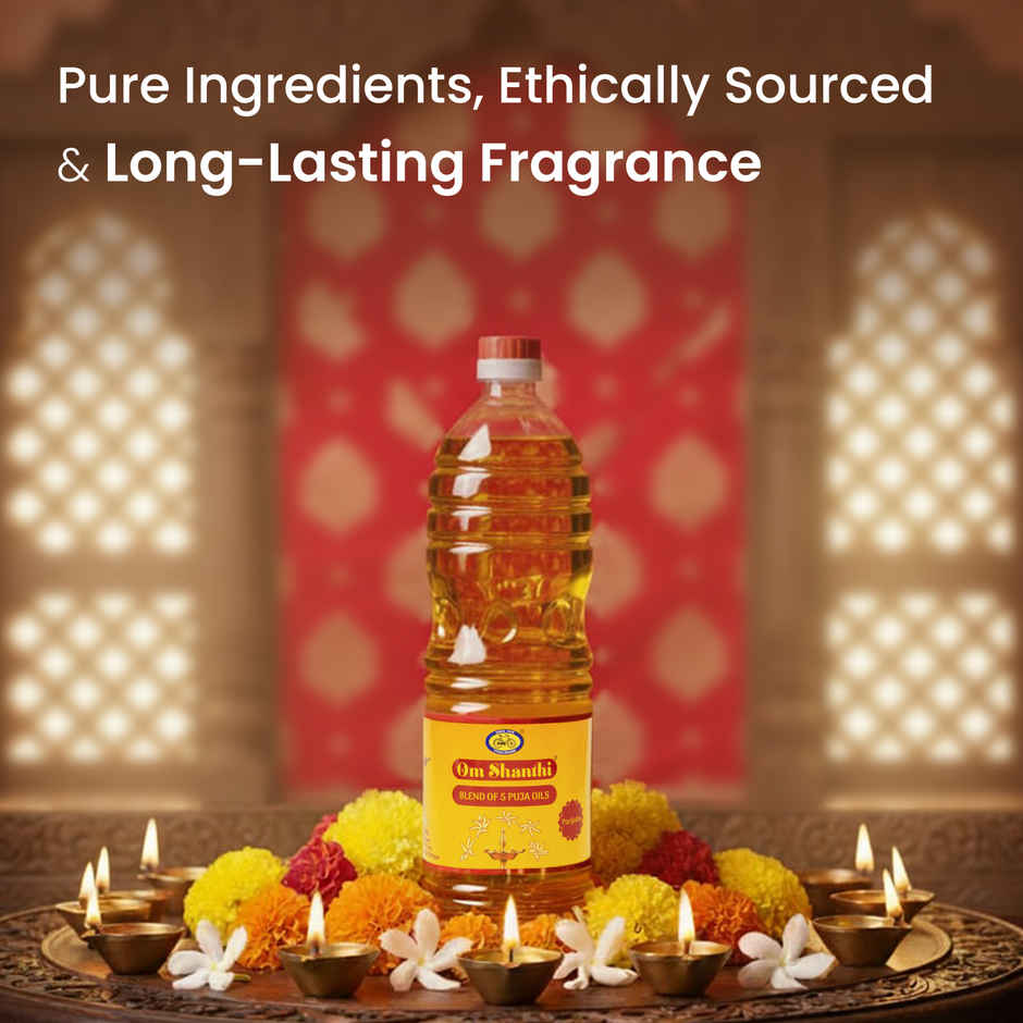Om Shanthi Parijatha Puja Oil | Cycle
