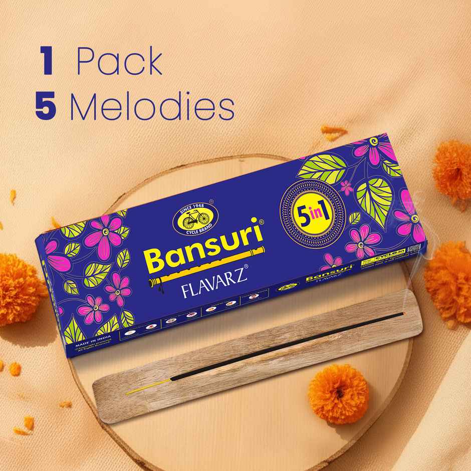 Cycle Bansuri 5 in 1 Agarbatti | From House of Cycle