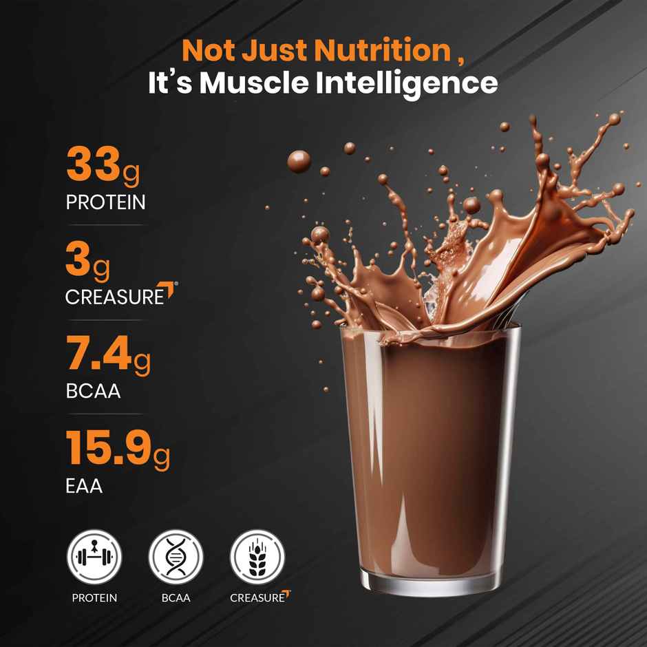 AS-IT-IS Nutrition ATOM Nitro Whey with Creasure 1kg | Double Rich Chocolate