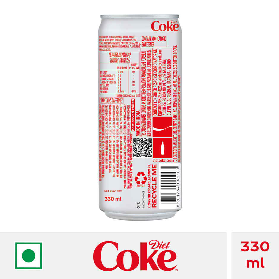 Diet Coke  Can| Cola Sparkling Soft Drink | The Coca-Cola Company