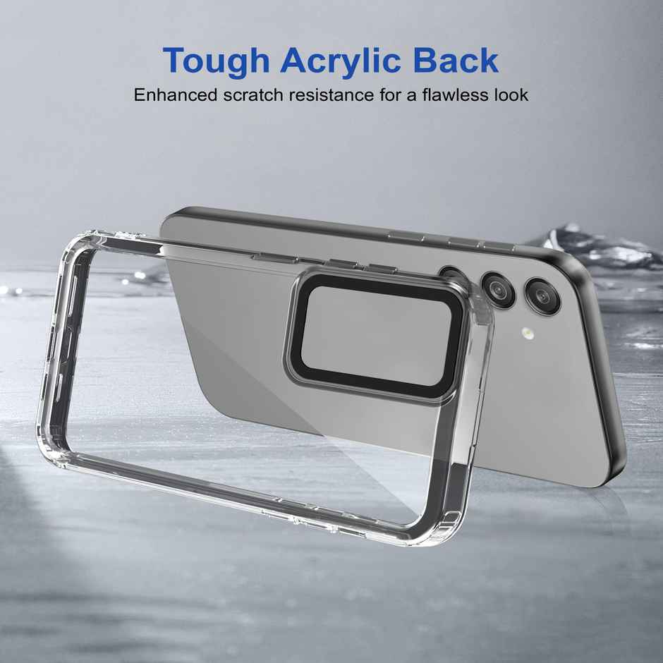 Zapcase Back Cover for Samsung Galaxy F55 5G | Space-Black