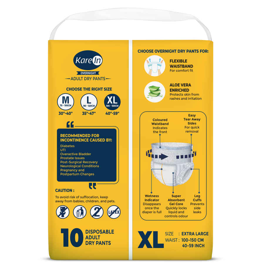 KareIn Overnight Adult Diaper Pants | Extra Large