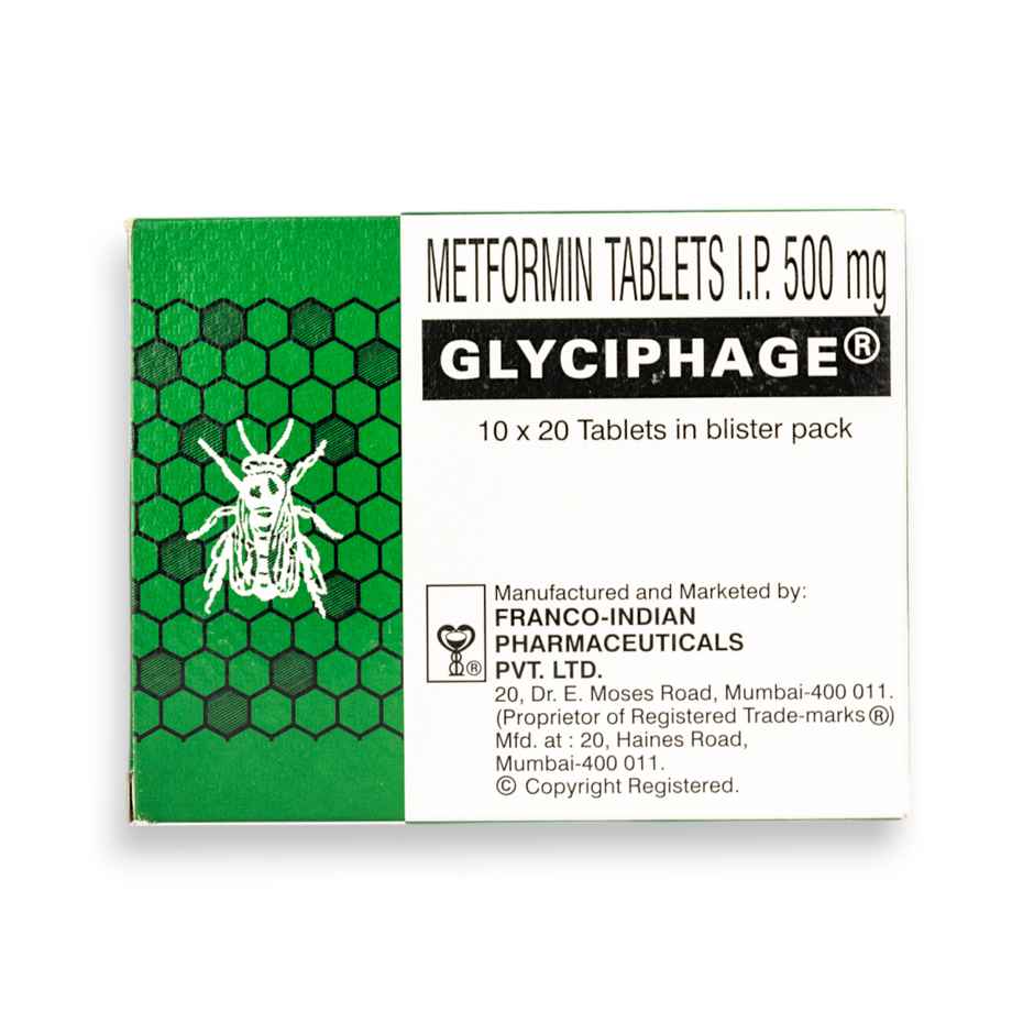 Glyciphage 500mg Tablet