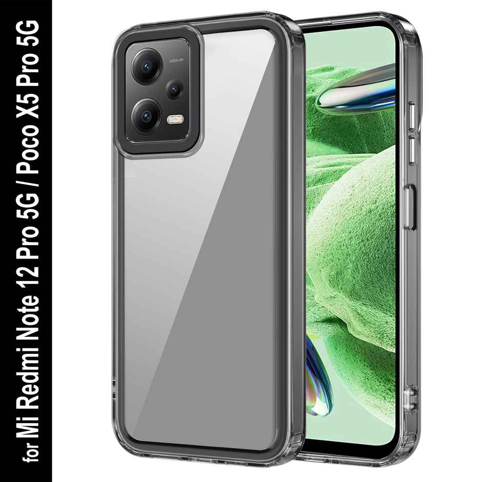 Zapcase Back Cover for Mi Redmi Note 12 Pro 5G | Space-Black