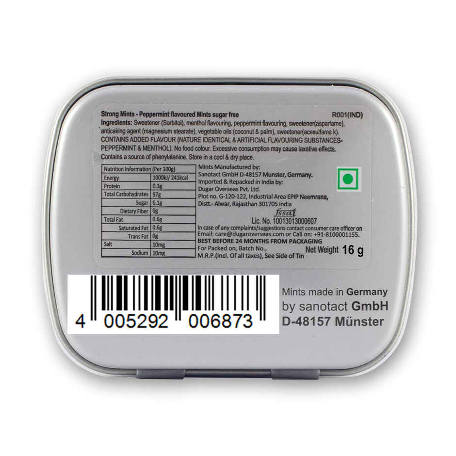Impact Sugar Free Mint Strong Mint