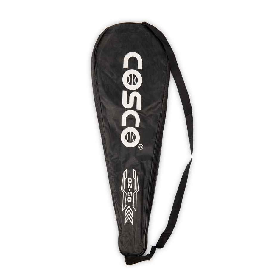 Cosco Cz-50 Aluminium Badminton Racket 2 Rackets + 1 Full cover | Red | Made In India