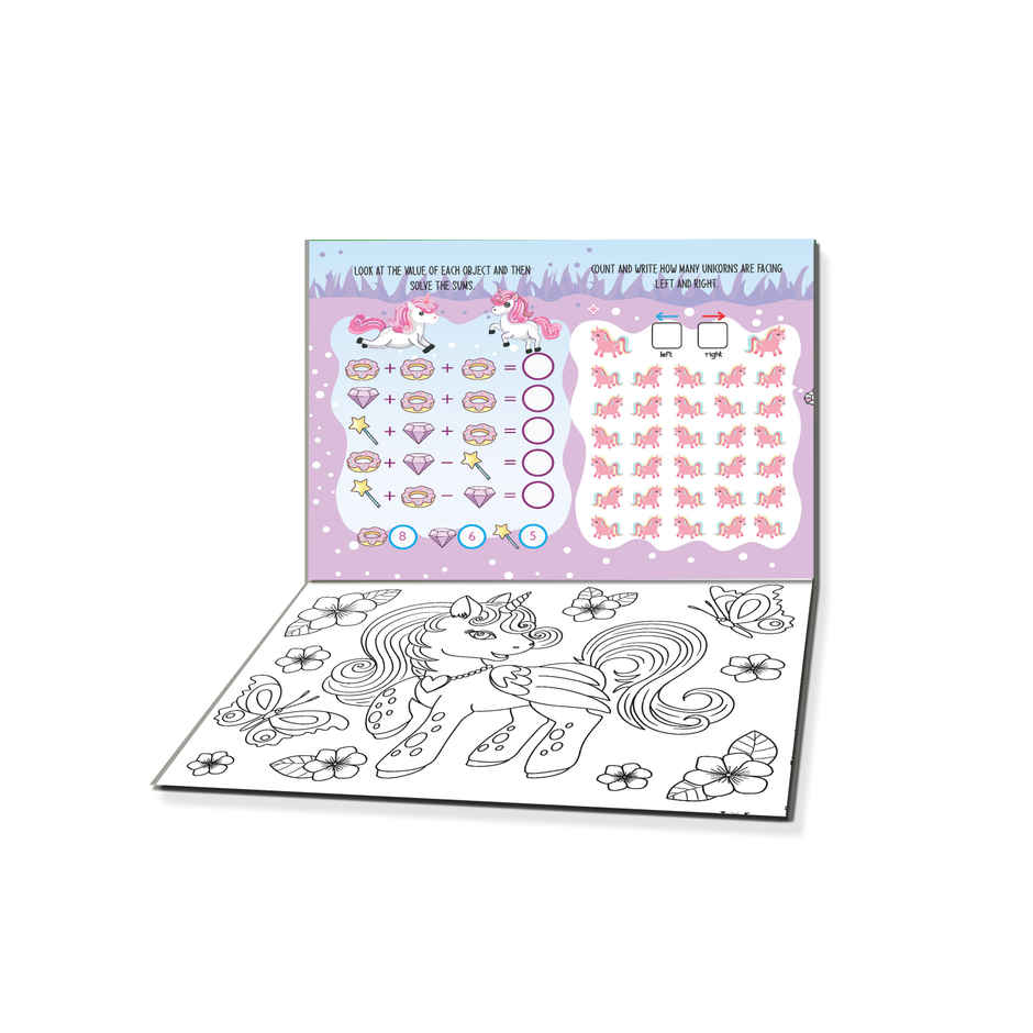 Dreamland Fun with Unicorns Activity and Colouring Book 64 Pages