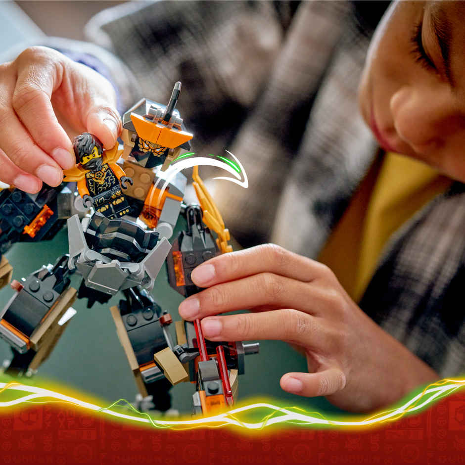 LEGO NINJAGO Coles Mission Mech and Dragon Zane Toys 71854